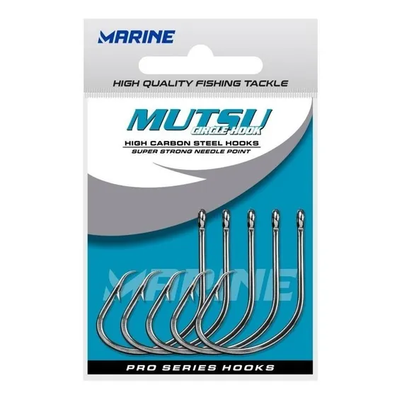 Anzol Mutsu Circle Hook 1/0 - 30 Un. - Marine Sports Foto 1