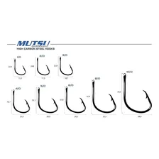 Anzol Mutsu Circle Hook 1/0 - 30 Un. - Marine Sports Foto mini 4