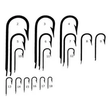 Anzol Noruegues Mustad 2310DT Cara Certa N°6 Foto mini  2