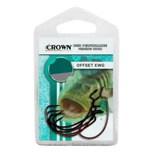 Anzol Offset Ewg 4/0 Crown Wide Gap Forjado Anelado C/ 6un Foto mini 1