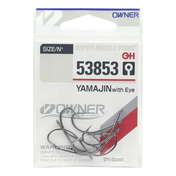 Anzol Owner Yamajin W/eye 53853 NÂș 2/0 Pcte Com 6 Foto 1