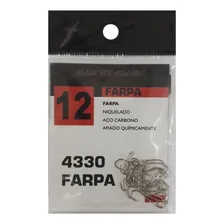 Anzol Pesca Farpa 4330 NÂș 12 Niquelado Emb. 29un - Albatroz Foto mini 2