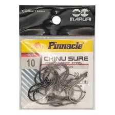 Anzol Pinnacle Chinu Sure Sem Farpa 10 Cart. 20pçs Maruri Foto mini  2