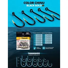 Anzol Pinnacle Color Chinu Black Nº 10 (2,70cm) - 10 Peças Foto mini 3