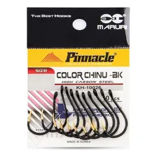 Anzol Pinnacle Color Chinu Black Nº 11 (2,80cm) - 10 Peças Foto mini 3