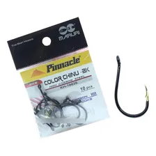 Anzol Pinnacle Color Chinu Black Nº 12 (2,90cm) - 10 Peças Foto mini 1