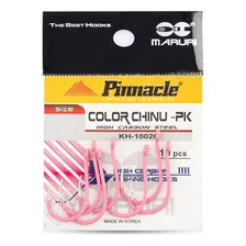Anzol Pinnacle Color Chinu Pink Nº 8 (2,20cm) - 10 Peças Foto mini 3