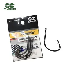 Anzol Pinnacle Mutsu Ring Light Black NÂș 3/0 (2,90cm) 10 Pçs Foto mini 1
