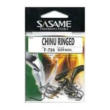 Anzol Sasame Chinu Ringed F-724 - Black Nickel - Tamanho 7 Foto mini 1
