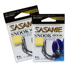Anzol Sasame Snook Hook NÂș 02 Black - 7 Unidades Foto mini 3