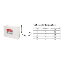 Anzol Wide Gap Nº4 Black Nickel 100pçs - Marine Sports Foto mini  3