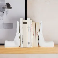 Aparador Apoio Suporte Organizador Livros Mão Cor Aparador Decorativo Branco Foto mini 2
