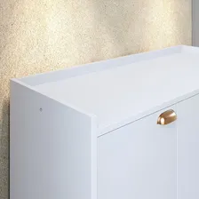 Aparador Buffet Retr么 3 Portas Luxo - Branco / Rpm M贸veis Foto mini 4