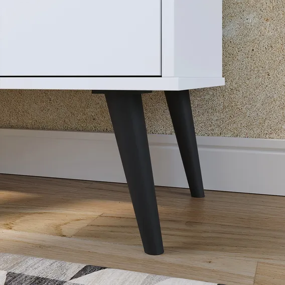 Aparador Buffet Retr么 3 Portas Luxo - Branco / Rpm M贸veis Foto 1