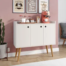 Aparador Buffet Retr么 3 Portas Wood Prime - Off White - Rpm Foto mini 3