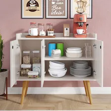 Aparador Buffet Retr么 3 Portas Wood Prime - Off White - Rpm Foto mini 2