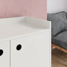 Aparador Buffet Retr么 3 Portas Wood Prime - Off White - Rpm Foto mini 4