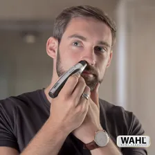Aparador De PĂȘlos Nariz E Orelha Compacto Wahl Nasal Trimmer Preto/prata Pilhas Aa Foto mini 3