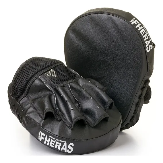 Aparador De Soco E Chute Luva Foco Manopla Muay Thai Boxe Foto 1