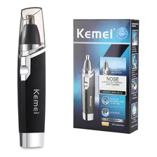 Aparador Kemei Nariz Orelha Bigode Máquina Cortar Pelos Top Cor Preto Foto  mini 1