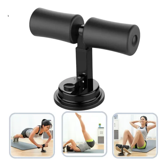 Aparelho Abdominal Com Ventosa Ginástica Portátil Academia Cor Preto Foto 1