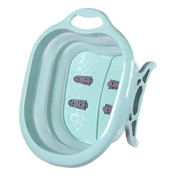 Aparelho Bacia Hidromassageador Spa Dos Pés Massageador Azul Cor Verde Foto 1
