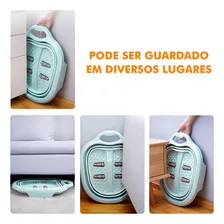 Aparelho Bacia Hidromassageador Spa Dos Pés Massageador Azul Cor Verde Foto mini 4