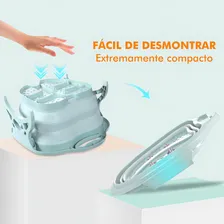 Aparelho Bacia Hidromassageador Spa Dos Pés Massageador Azul Cor Verde Foto mini 3