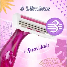 Aparelho Barbear Bic Soleil 3 Lâminas- Cartela Com 12 (rosa) Foto mini  3