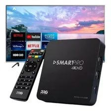 Aparelho Box Transforme Sua Tv Comum Em Smart Pro Cor Preto Tipo De Controle Remoto Padrão Foto mini 1
