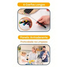 Aparelho De Fondue 15 Peças Giratório Vermelho Aspen Forma Foto mini 4
