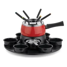Aparelho De Fondue Cervinia Carrousel Panela Vermelha 18 Pcs Foto mini 1