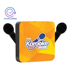 Aparelho De Karaoke Com Sistema Home + 2 Mic + Caixa De Som Foto  mini 1