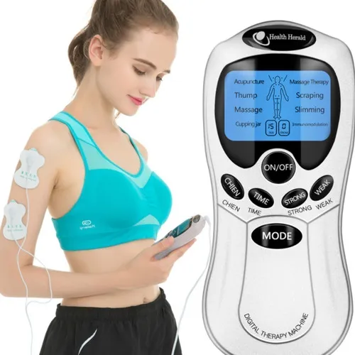 Aparelho Fisioterapia Digital Choque Massagem 4 Eletrodos Foto 1