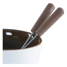 Aparelho Fondue Binche Cerâmica 5 Peças Chocolate E Queijo Foto mini 4