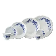 Aparelho Jantar E Chá Porcelana Schmidt 30 Peças - Dec. Cora Foto mini 1