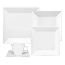 Aparelho Jogo Jantar Louça Quartier White 20 Peças Oxford Cor Branco Foto mini 1