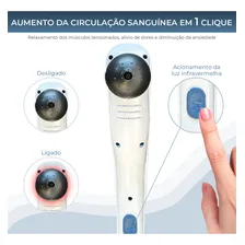 Aparelho Massagem Infravermelho Corporal Elétrico Portátil Cor Azul-marinho 110V Foto mini 3