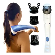 Aparelho Massagem Infravermelho Corporal Elétrico Portátil Cor Azul-marinho 220V Foto mini 1