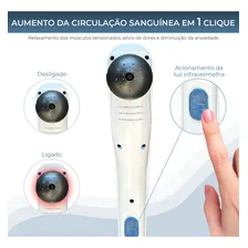 Aparelho Massagem Infravermelho Corporal Elétrico Portátil Cor Azul-marinho 220V Foto mini 3