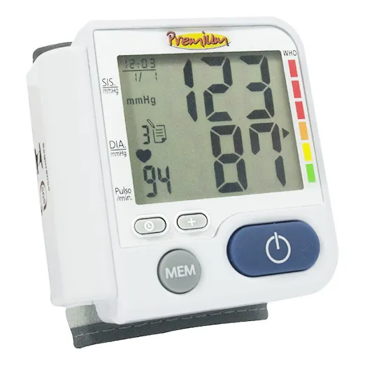 Aparelho medidor de pressão arterial digital de pulso Premium LP200 branco Foto 1