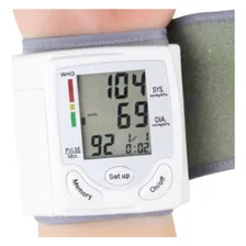 Aparelho Medidor Pressão Arterial Digital De Pulso Premium Cor Branco Foto mini 2