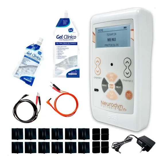 Aparelho Neurodyn Tens Fes Portatil Ibramed Com Maleta 110v/220v (bivolt) Foto 1
