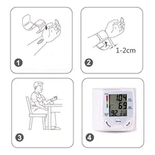 Aparelho Para Medir Pressão Arterial Digital Com Estojo Cor Branco Foto mini 4