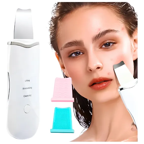 Aparelho Peeling Ultrasônico C/ Ionização Tira Cravos 2 Em 1 Foto 1