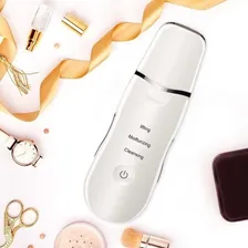 Aparelho Peeling Ultrassônico Portátil Limpeza Pele Branco Foto mini  2
