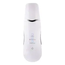Aparelho Peeling Ultrassônico Portátil Limpeza Pele Branco Foto  mini 1