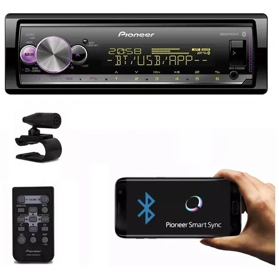 Aparelho Pioneer Mvh X3000 Com Usb E Bluetooth Foto 1