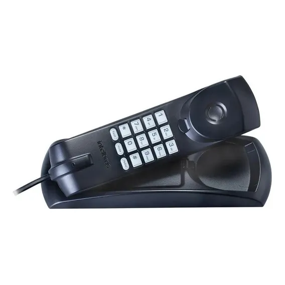 Aparelho Telefone Fixo Gôngola Com Fio Intelbras Tc 20 Preto Foto 1