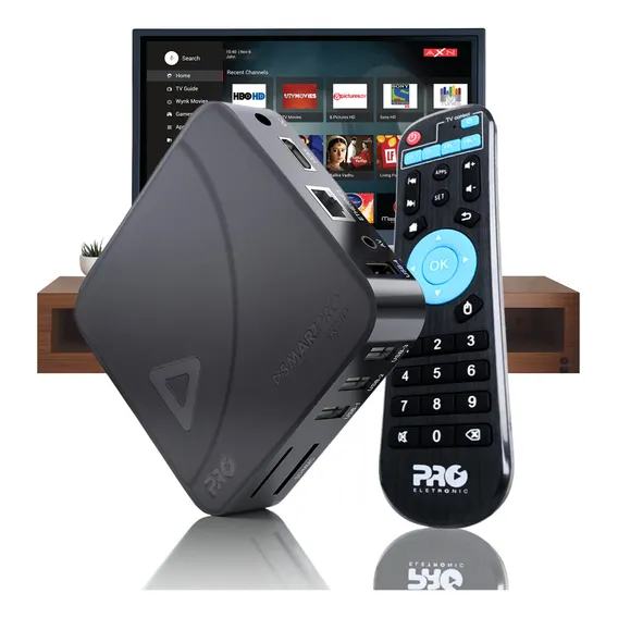 Aparelho Tv Box Android Converta Sua Tv Em Smart4k Cor Preto Foto 1